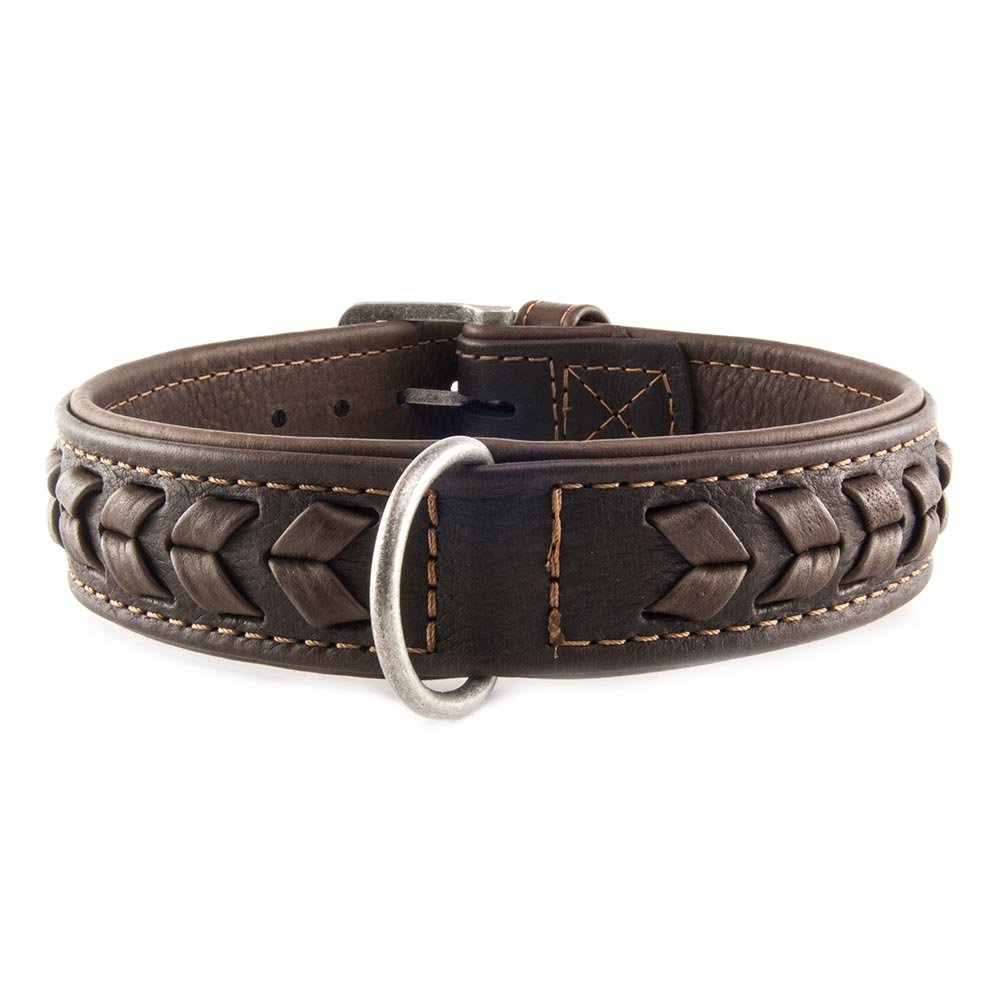 Tibet Eagle Hundehalsband Aus Yak-Leder – Weich, Robust & Bequem, Made In Germany