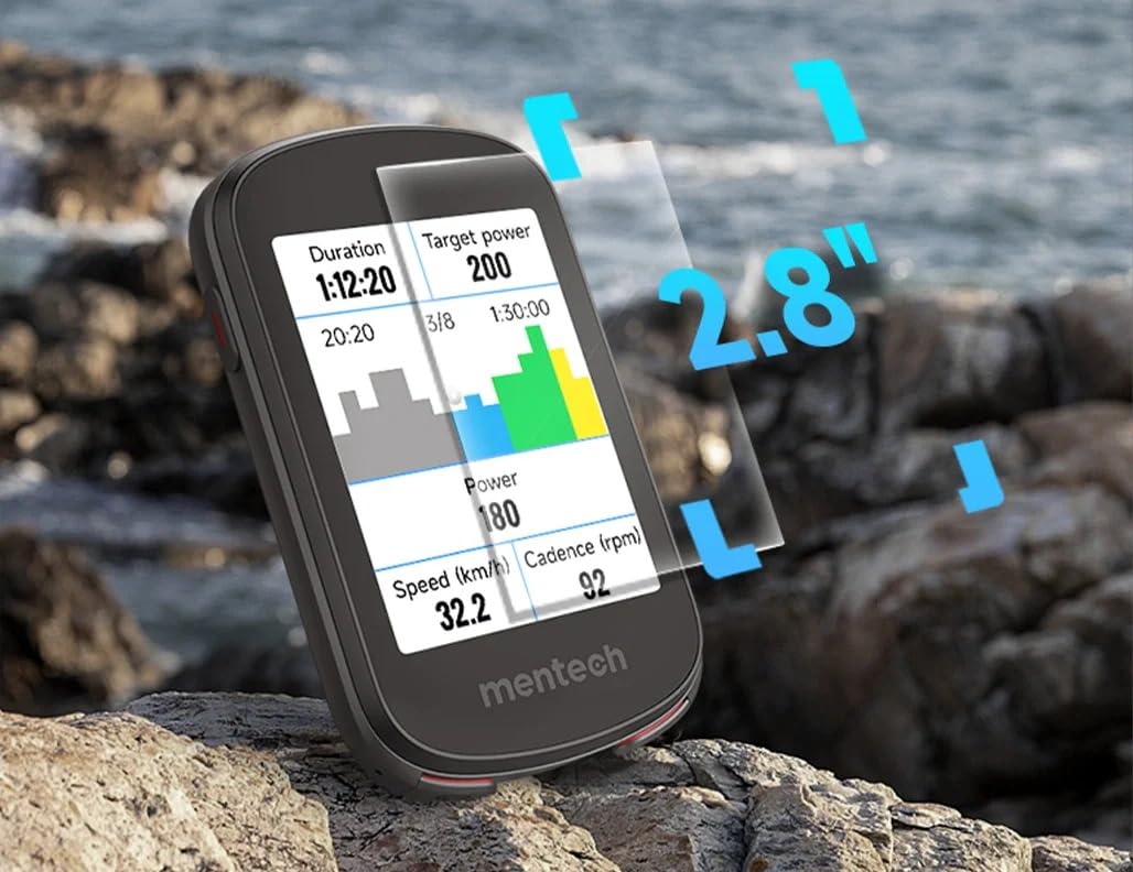 Avant 500 – Ciclocomputador GPS con Pantalla LCD Táctil 2,8″, GNSS Multibanda, Mapas Off-Line, IPX7, 32 GB, Bluetooth & Ant+, 22H de autonomía, IPX7, Climbing