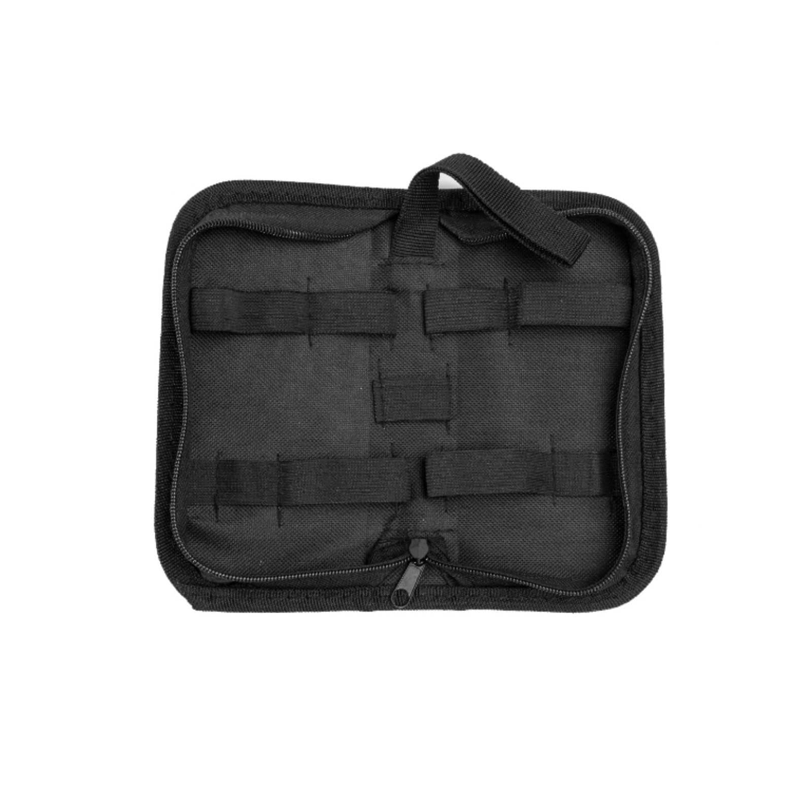 Zippered Tool Pouch Textile Soft-Sided Tool Organizer Bag Rectangular Storage Item Black Model B-image-8