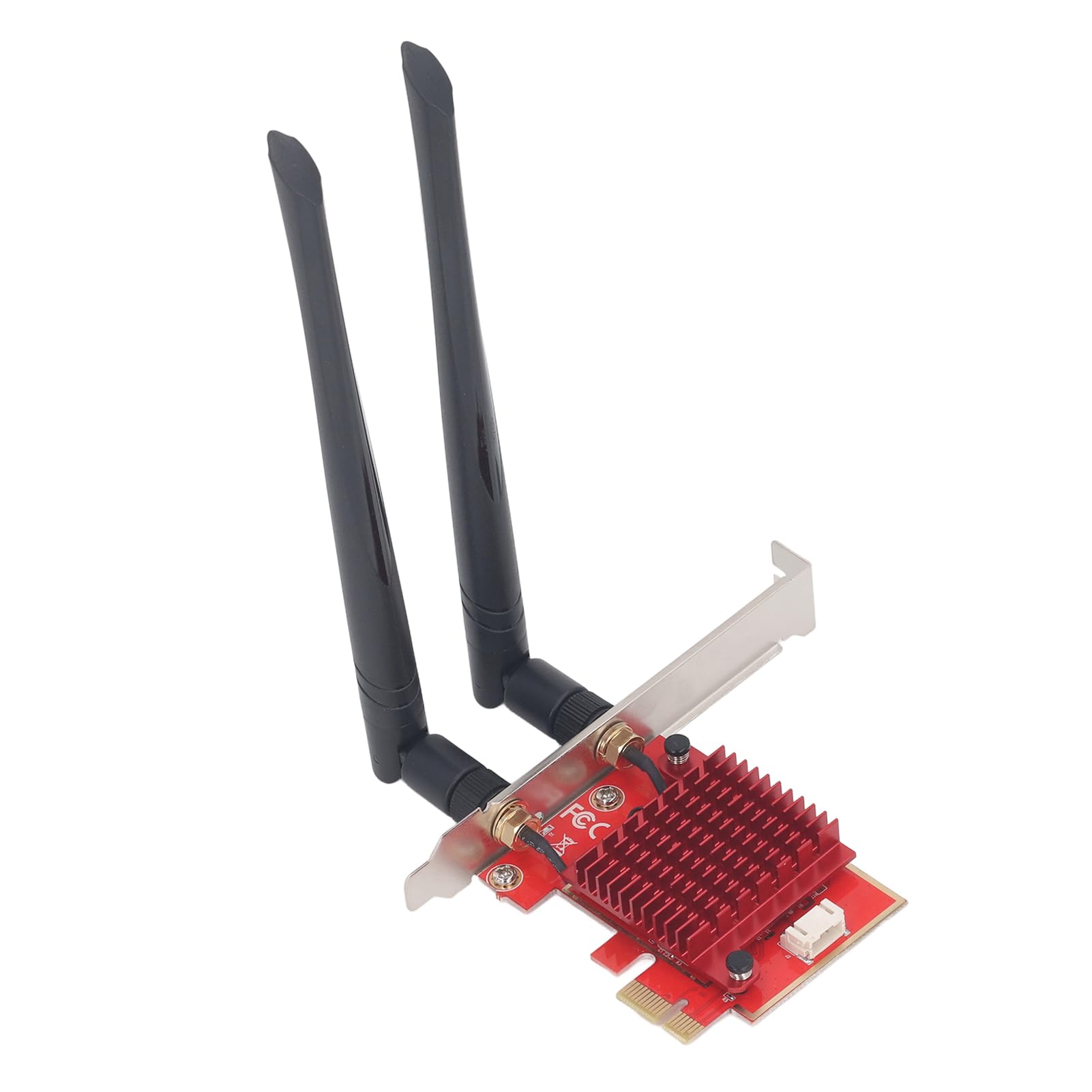 Bewinner Adaptateur de Carte Réseau Fil, Carte Ethernet PCIE Tri-Bande 8774 Mbps WiFi7 pour 11, Prise en Charge 2,4 G 574 Mbps, 5,8 G 2400 Mbps, 6G 5800 Mbps