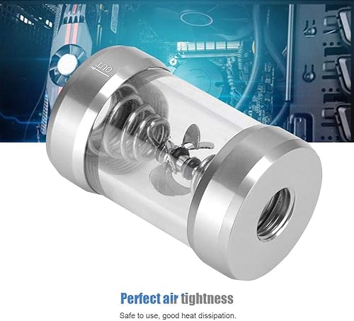 Miniatura 7 de G14 "Rosca Indicador de flujo de refrigeración por agua, verifique el estado del sistema de enfriamiento., antioxidante y duradero, medidor de flujo