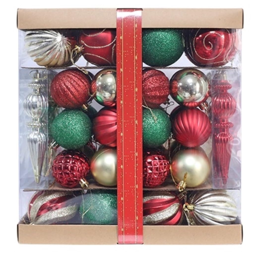 Palline Natalizie Decorazioni Palline di Natale 62 Palline Di Natale Infrangibili, Decorazioni Per L'albero Di Natale, Palline, Ornamenti, Palline Natalizie Da Appendere Palla di Natale Palle per Albe