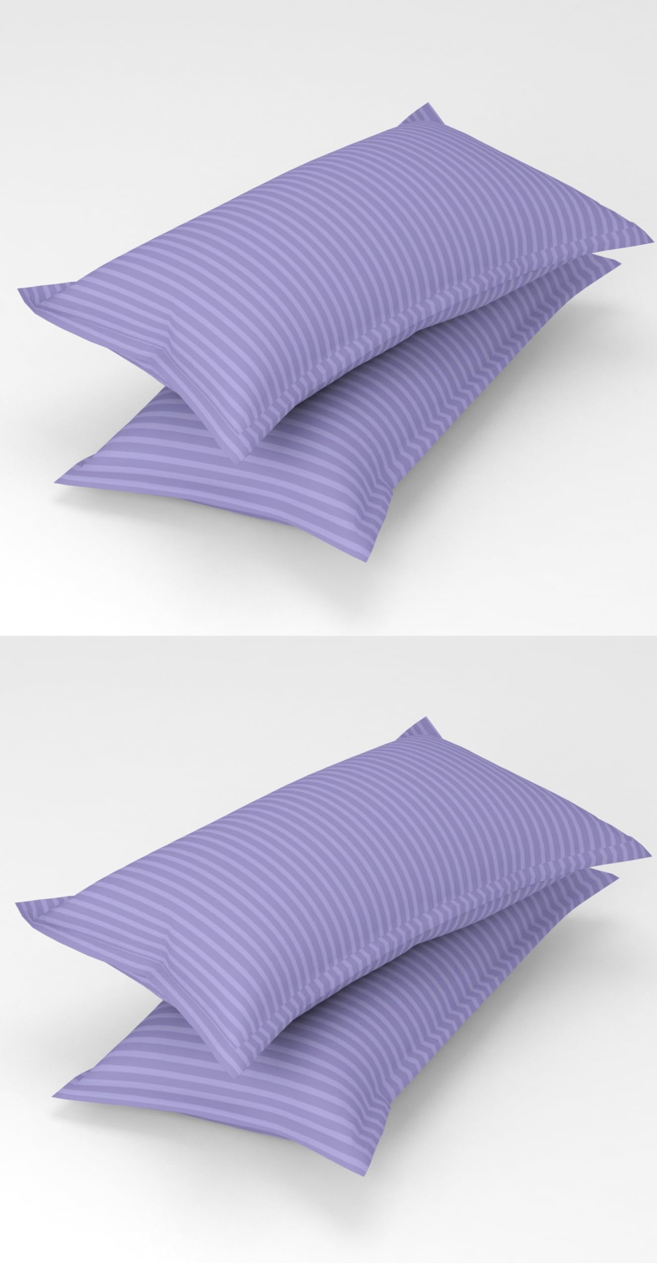 Beige Stripe Pillow Covers - Soft Cotton -16 Beige Stripe Pillow Covers - Soft Cotton -16