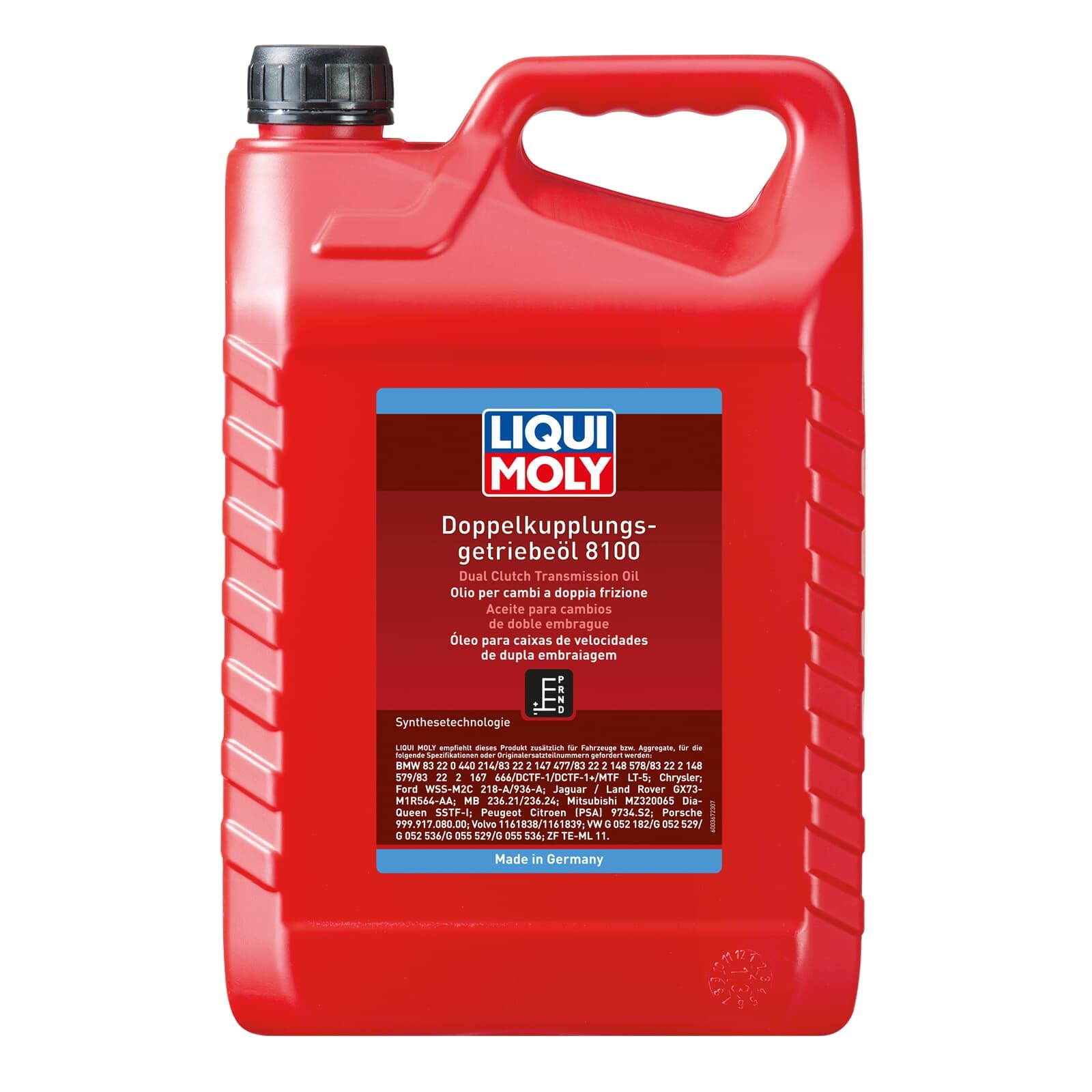 LIQUI MOLY Doppelkupplungsgetriebeöl 8100 | 5 L | Getriebeöl | Hydrauliköl | Art.-Nr.: 20626