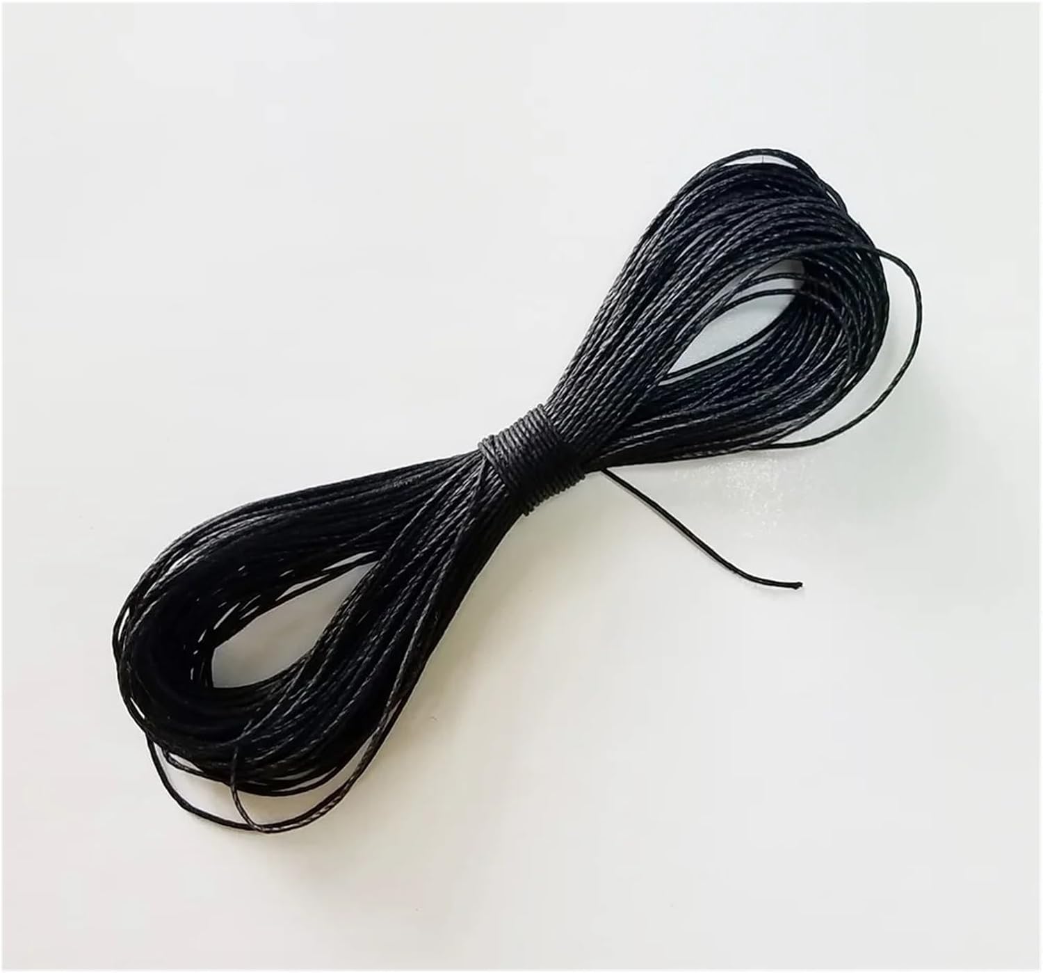 0.9mm Colored Linen Waxed Rope 10m-20m/batch high Toughness Wire Waterproof Rope DIY Handmade(Red 10m)