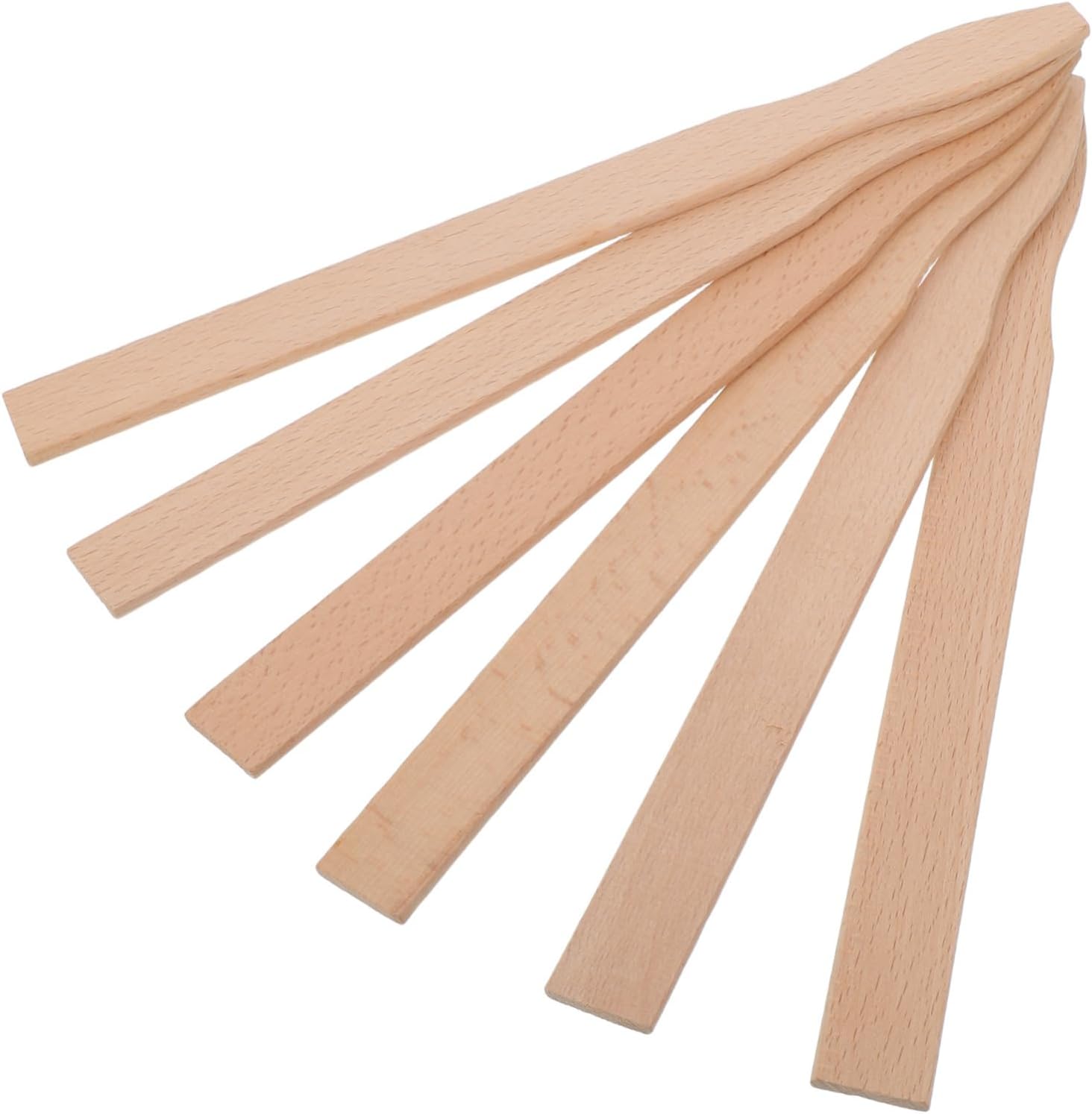 Gadpiparty 6pcs Paint Mixing Sticks Ergonomic Craft Paddles for Epoxy Resin DIY Projects and Garden Markers Sturdy Design with Unique Stirring Head Easy to Clean