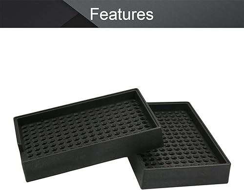 Vista 16 de Othmro Bandejas de tornillos antiestáticos de 273 agujeros, placas de tornillo de 5.512 x 3.543 x 0.984 in, soporte de bandeja de tornillos