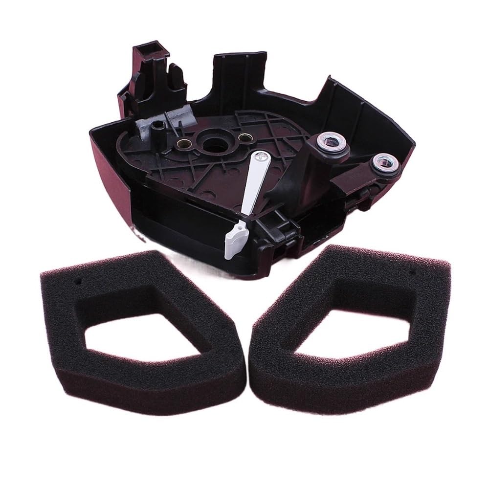 Gruppo Coperchio Filtro Aria Adatto for Motore Tosaerba Honda GX35 GX35NT HHT35S Con 2 Pezzi Elemento Parti Di Attrezzi Da Giardino