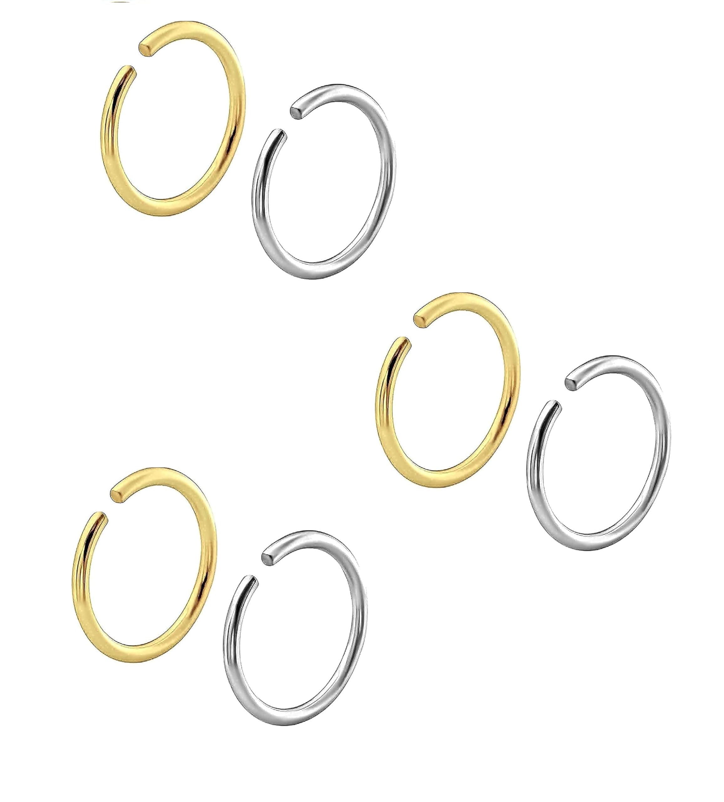 fashion accessories Surgical Steel 8mm No Rusting Pack Of 2 Pcs Clip-On Non-Pierced Nose Ring For Women And Girls (NR0115) 2 Pcs (B09YX9ZJKX) Amazon Price History, Amazon Price Tracker