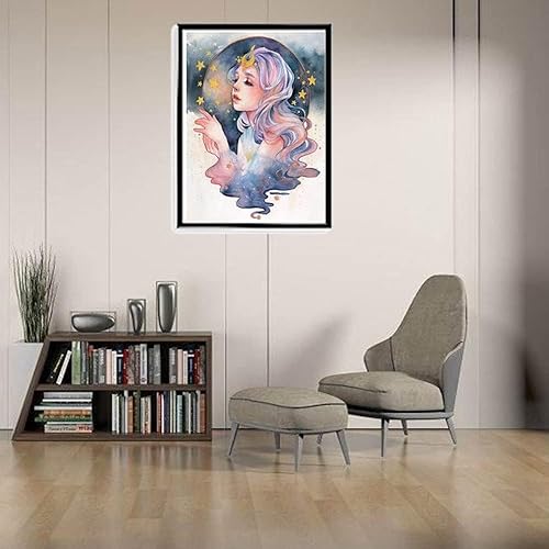 Miniatura 9 de MMAHD Kits de pintura de diamantes 5D para adultos, pinturas de bordado de taladro completo, pintura de diamantes de imitación pegados, pintura de