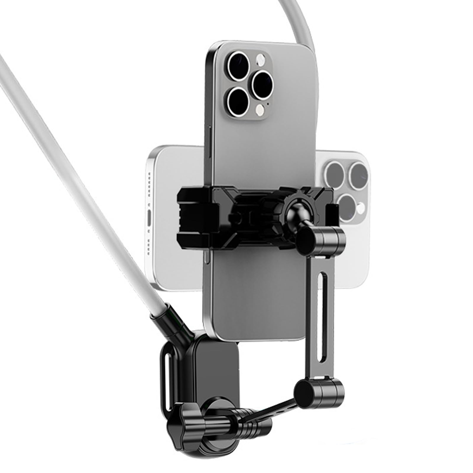 Soporte de cuello para telefono celular iPhone Android correa Vlog POV manos libres 8