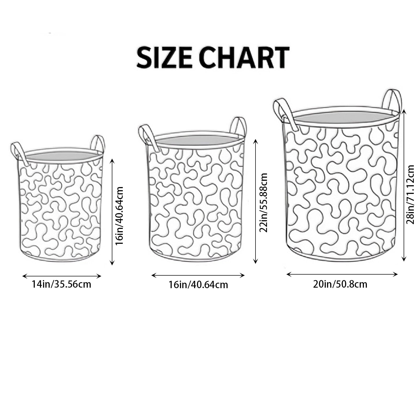 Wäschekorb Mit Henkel,3D-Stickerei Wäschekörbe Faltbar,Großes Fassungsvermögen Laundry Baskets,Stoff Wäschesammler Korb Für Aufbewahrung Von Kleidung,Geschenken Und Spielzeug(50x71CM)