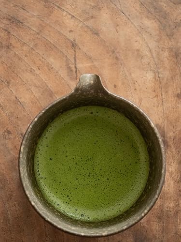 Vista 6 de Juego de 6 batidores japoneses de matcha, juego de matcha incluye cuenco de cerámica de 20 onzas (Chawan), batidor y soporte de bambú, cuchara