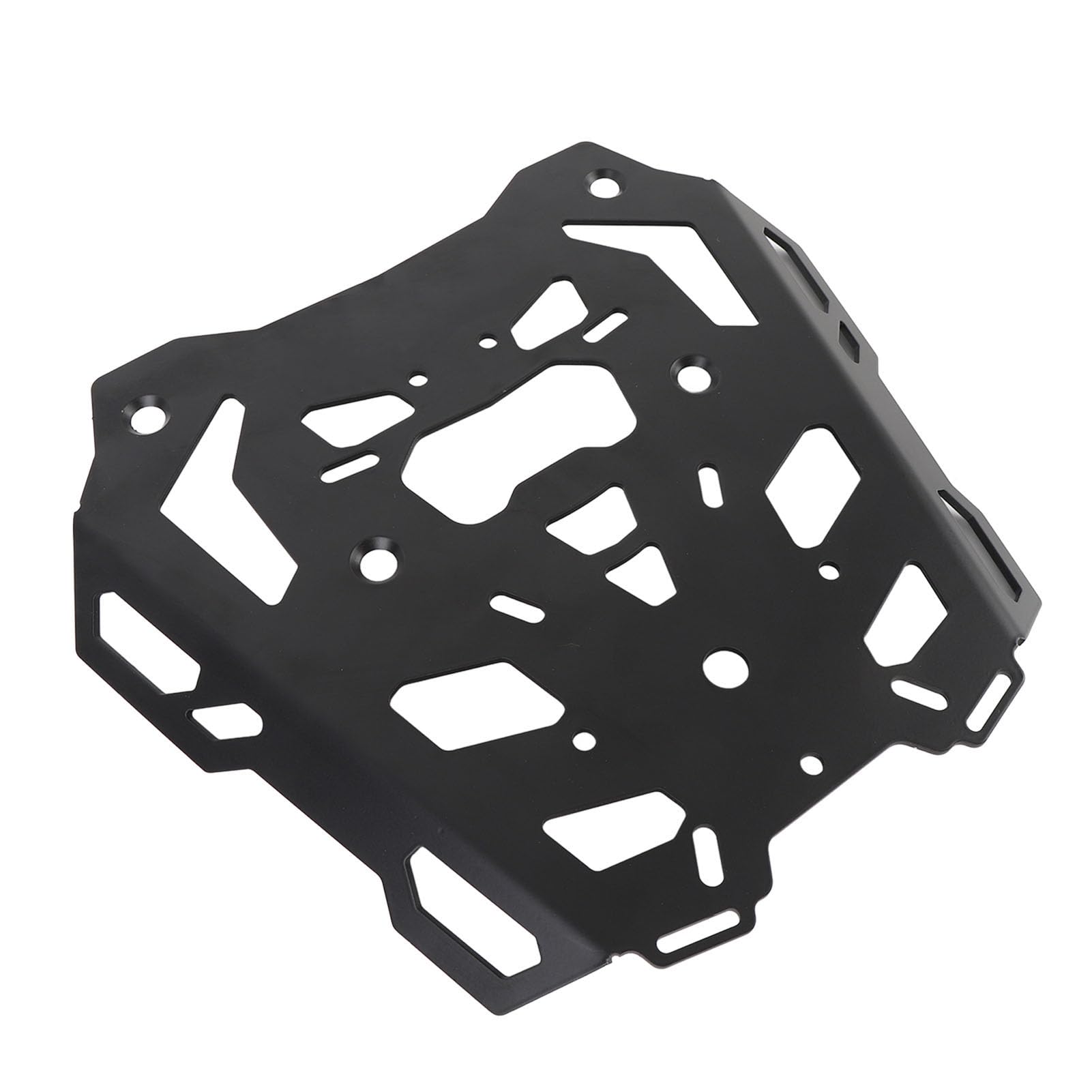 Jeffergarden Bagażnik Tylny Motocykla 3MM Aluminiowy Tylny Wspornik Bagażnika z przedłużoną płytą do Przechowywania Matowy Czarny Szybki montaż dla XL750 2023 2024 Touring Dojazdy