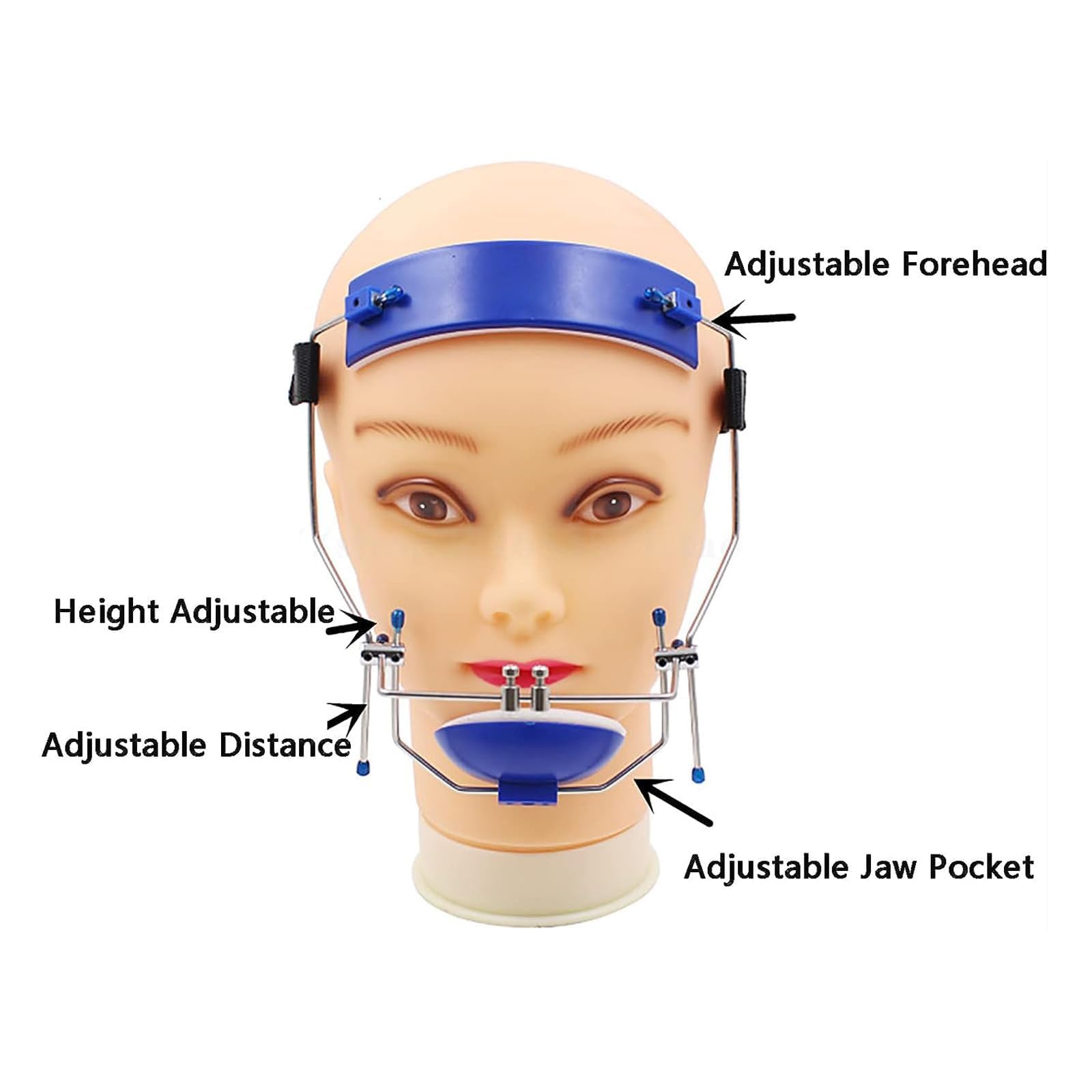 Dentales Fronttraktionsgerät, Kieferorthopädische Hebekopfkappen, Einstellbare Größe, Geringes Gewicht, Für Bodenbedeckung, Umgekehrter Kiefer.