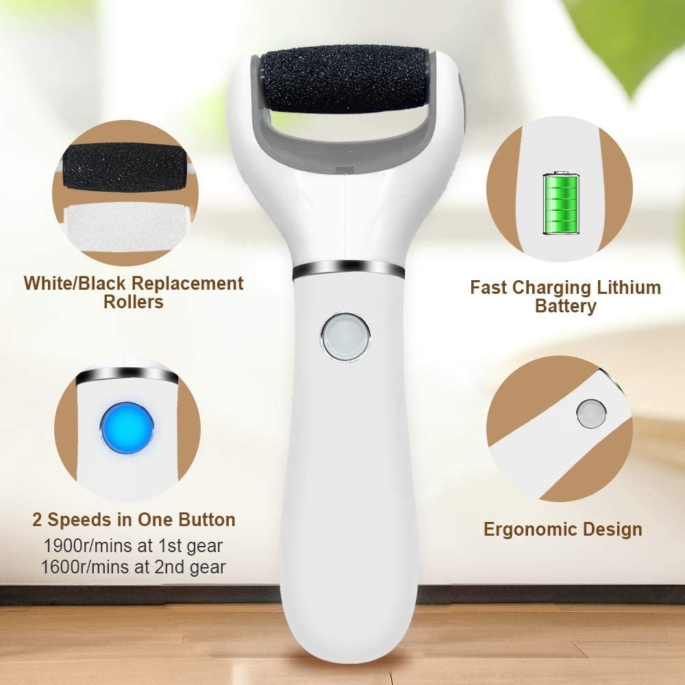 Elettrico Ricaricabile Smerigliatrice Del Piede File Tallone Rettifica Esfoliante Macchina for Pedicure Strumento for La Cura Dei Piedi Di Pelle Morta