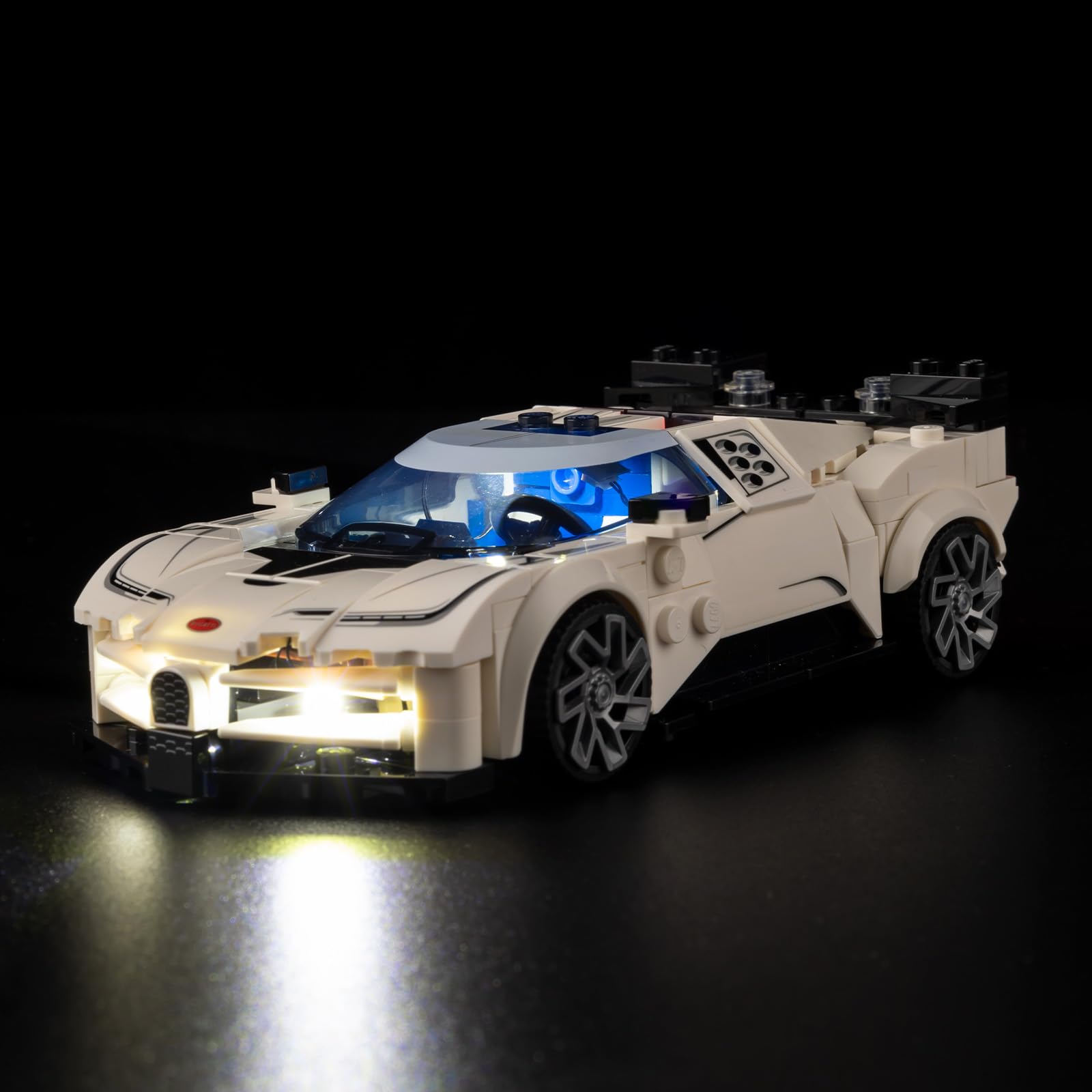 Contents of the BrickSoul Light Up Kit box