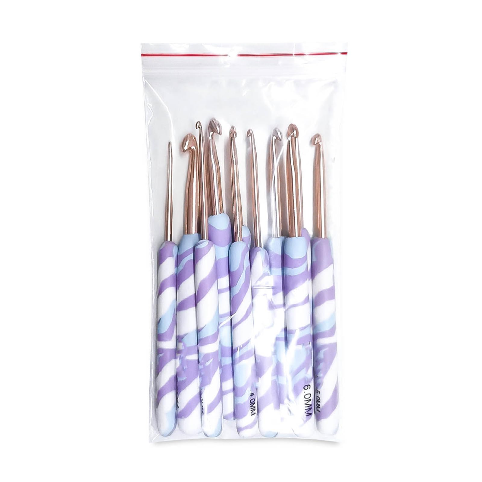 9/11pcs Ergonomic Handle Crochet Hooks Knitting Weaving Craft Beginner Crochet Hook Set 2.0mm-6.0mm or 28 Aluminum Needles