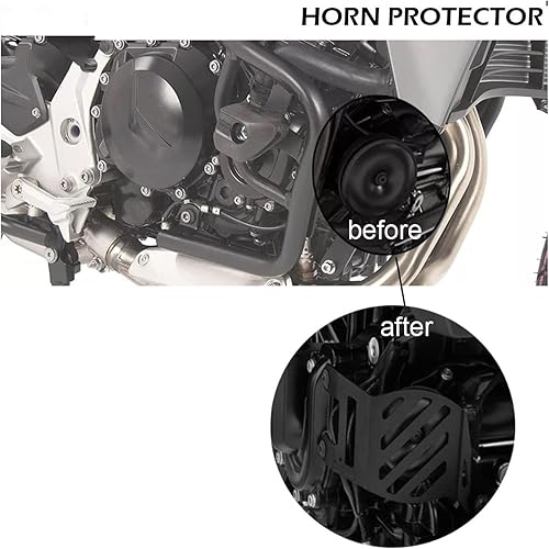 Miniatura 7 de Motorcycle Aluminum Horn Cover Guard Trumpet Protector for BMW F750GS F850GS 2018-2021 F 850 GS Adventure 2019 2020 2021 Anti-Fall Frame Sliders