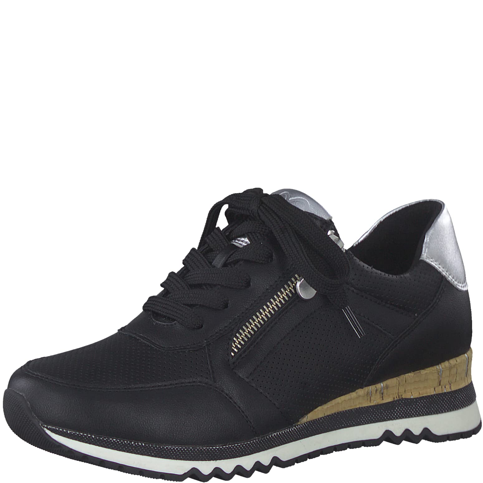 MARCO TOZZI women's Marco Tozzi Damen 2 2 23782 20Sneaker, Black Com., 39 EU