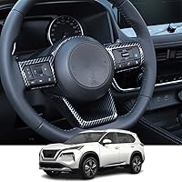 Vista 12 de Kakash Accesorios interiores personalizados para Nissan Rogue 2021 2022 2023, cubierta de salida de aire acondicionado ABS, cubierta de marco