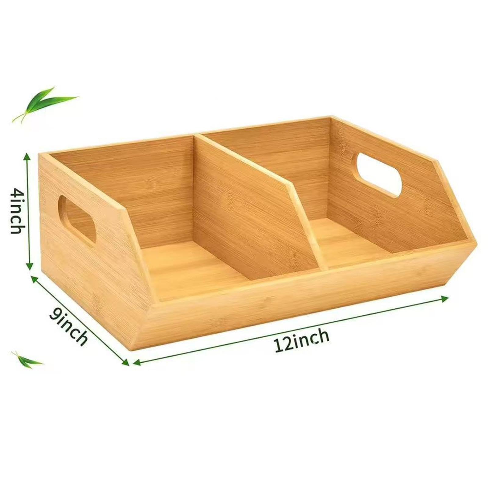 Caja Apilable De Bambú Para Cocina