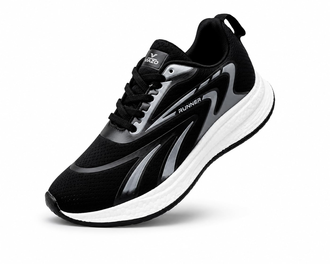Casual Sneakers for Men | Stylish Lace-Up Walking Shoes | Lightweight Breathable Mesh Shoes with Cushioned Insole | Anti-Skid Sole | Comfortable Men's Shoes for Office, Travel-picture-15