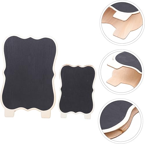 Miniatura 9 de Toyvian Pizarra pequeña pizarra de escritura de oficina, tablero de escritura de notas, pizarras de mesa, letreros de mesa Tablero de menú de