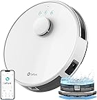 Lefant Robot Vacuum Cleaner and Mop, Robot Vacuum Cleaner 4000Pa, Lidar Navigation Laser, Multi-Floor Mapping, Virtual Boundary, Small Body 32cm Dia, WiFi/App/Alexa, Ideal for Pet Hair, Carpet, M1