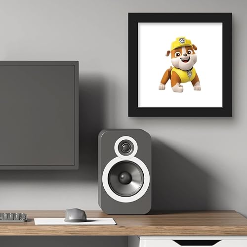 Miniatura 6 de Trends International Gallery Pops Nickelodeon PAW Patrol - Póster de pared de escombros de 12 x 12 pulgadas, versión enmarcada en negro