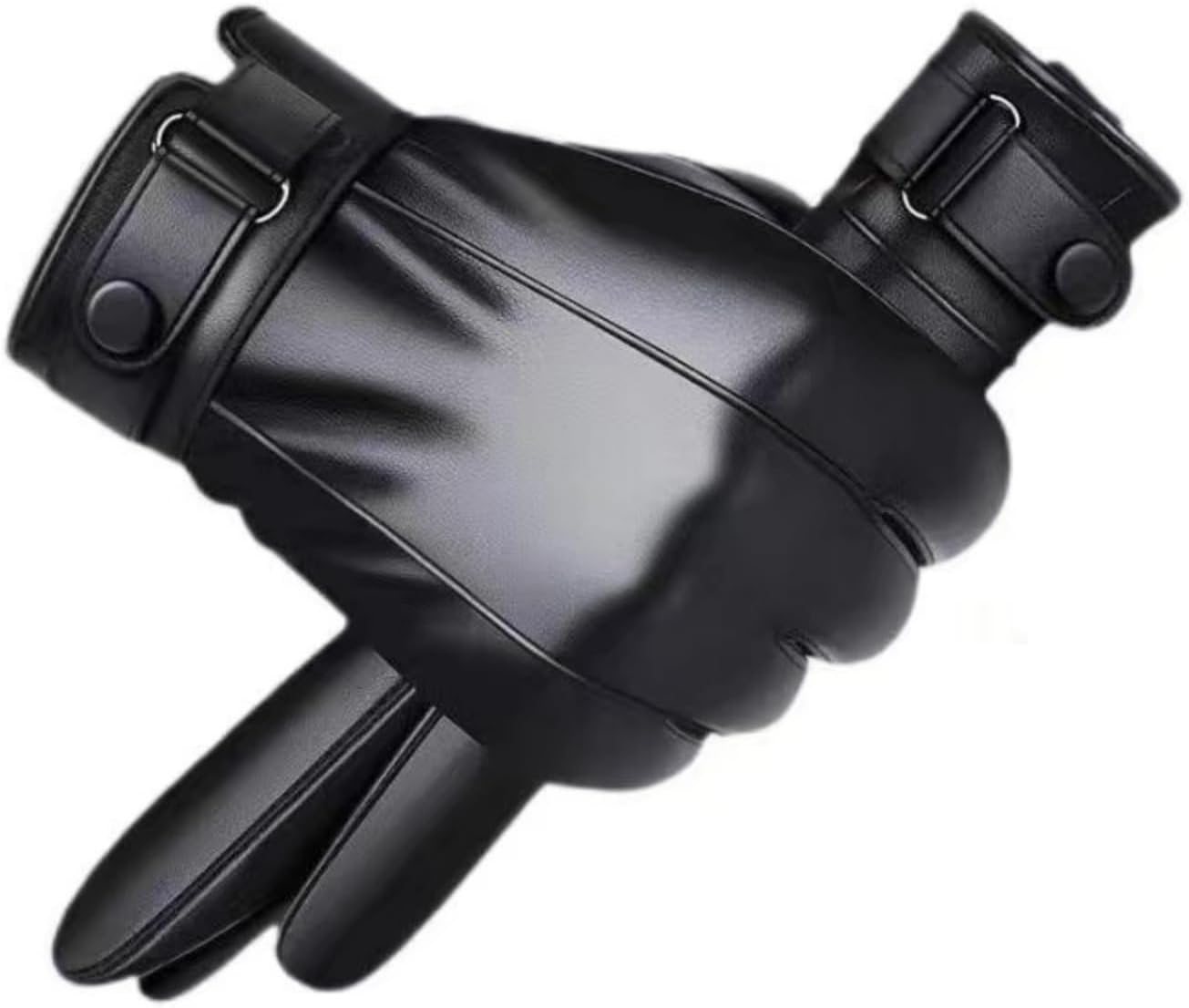 Leather Gloves For Men,Winter Warm Touch Screen Motor Gloves,Soft Cashmere Lining-Christmas, Valentine's Day present