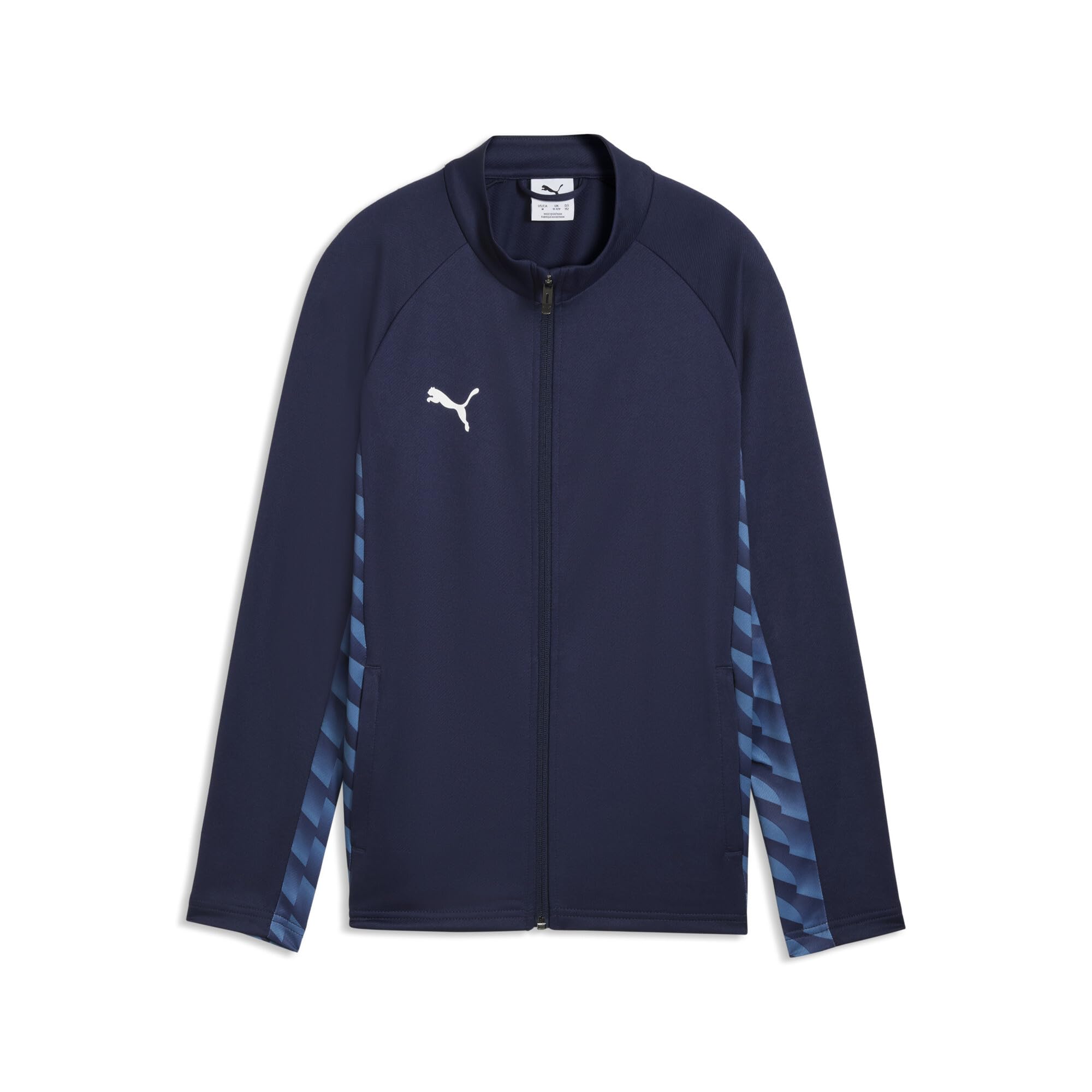 PUMA teamLIGA26 Training Jacket Jr, 116, Navy White-Blue Horizon