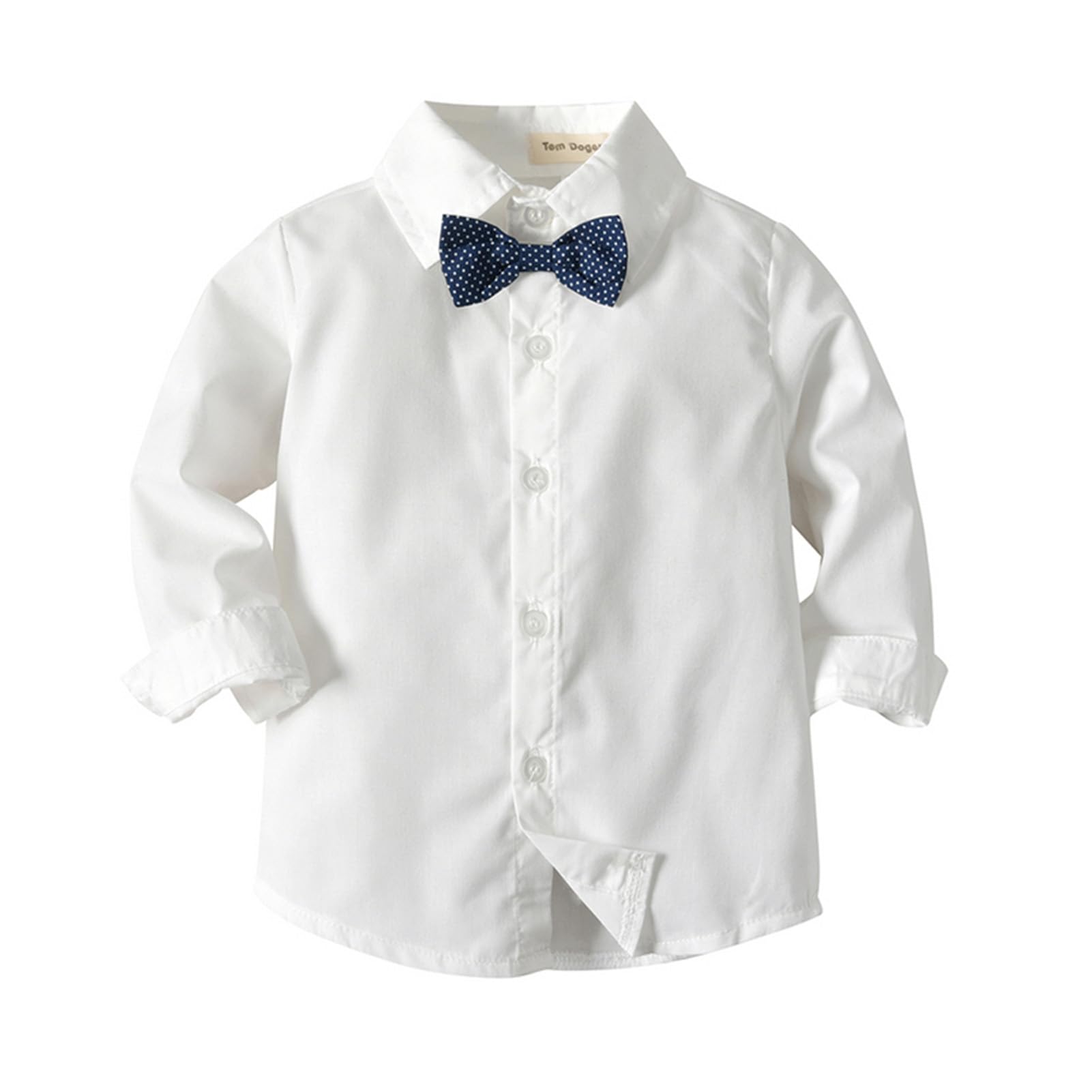 4 Pezzi Completo Elegante Bambino Abito Cerimonia, Ragazzi Abito Formale Nozze Maniche Lunghe Camicie + Papillon + Gilet + Pantaloni