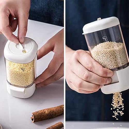 Miniatura 5 de ZHUHW - Botella de control cuantitativo tarro de condimentos caja de almacenamiento de especias contenedor de salero y especias