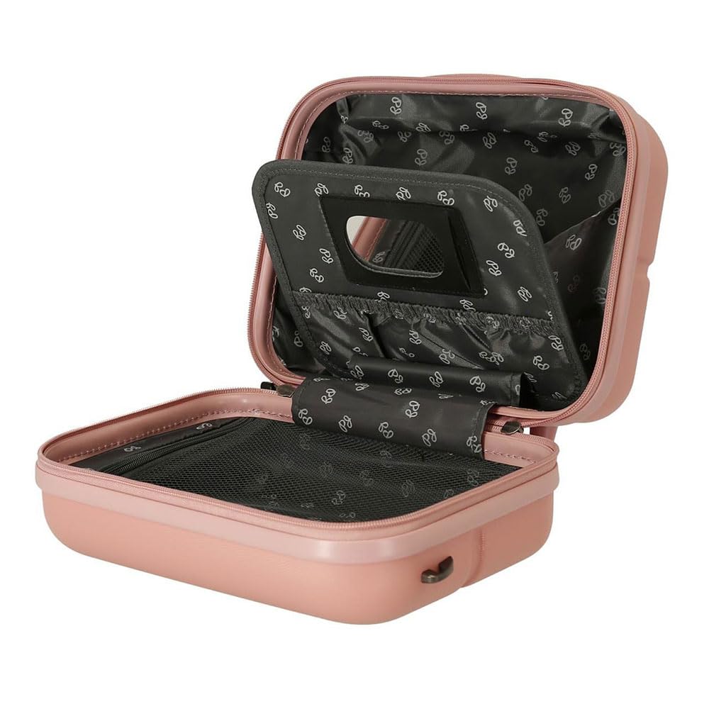 Pepe Jeans Laila Beauty case adattabile con tracolla, 29 x 21 x 15 cm, Rosa, 29x21x15 cms, Beauty case adattabile con tracolla