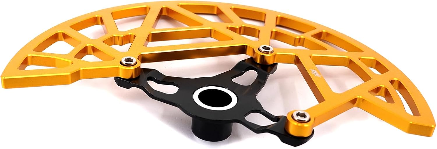 KKE Aluminum Front Brake Disc Guard Fit SURRON Ultra Bee 2023-2025 Gold