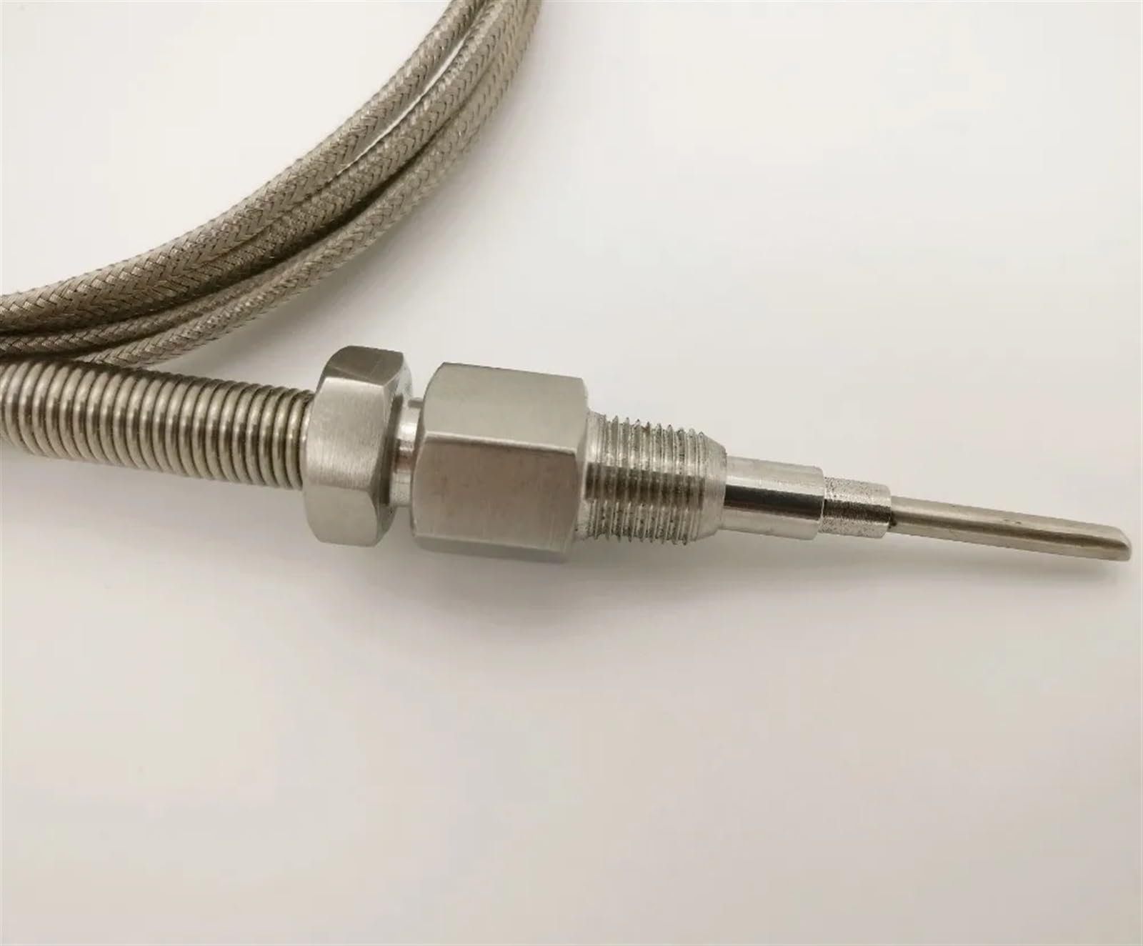 Edelstahl EGT Sensor K Typ Thermoelement Abgassonde mit einstellbarer Länge für präzise Temperaturmessung Edelstahl EGT Sensor K Typ Thermoelement Abgassonde mit einstellbarer Länge für präzise Temperaturmessung