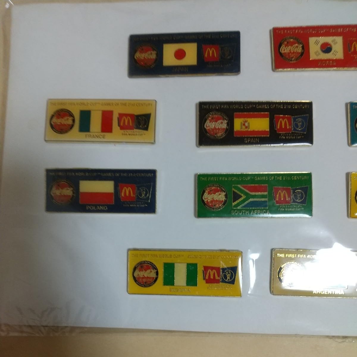 Amazon | コカ コーラ マクドナルド協賛 ワールドカップピンバッジ