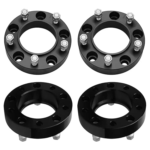 Espaciadores de rueda centrados de 1.5 pulgadas para Toyota 1998-21 Land Cruiser 08-21 Sequoia 07-21 Tundra 98-07 LX 470, 08-21 LX 570 (orificio de