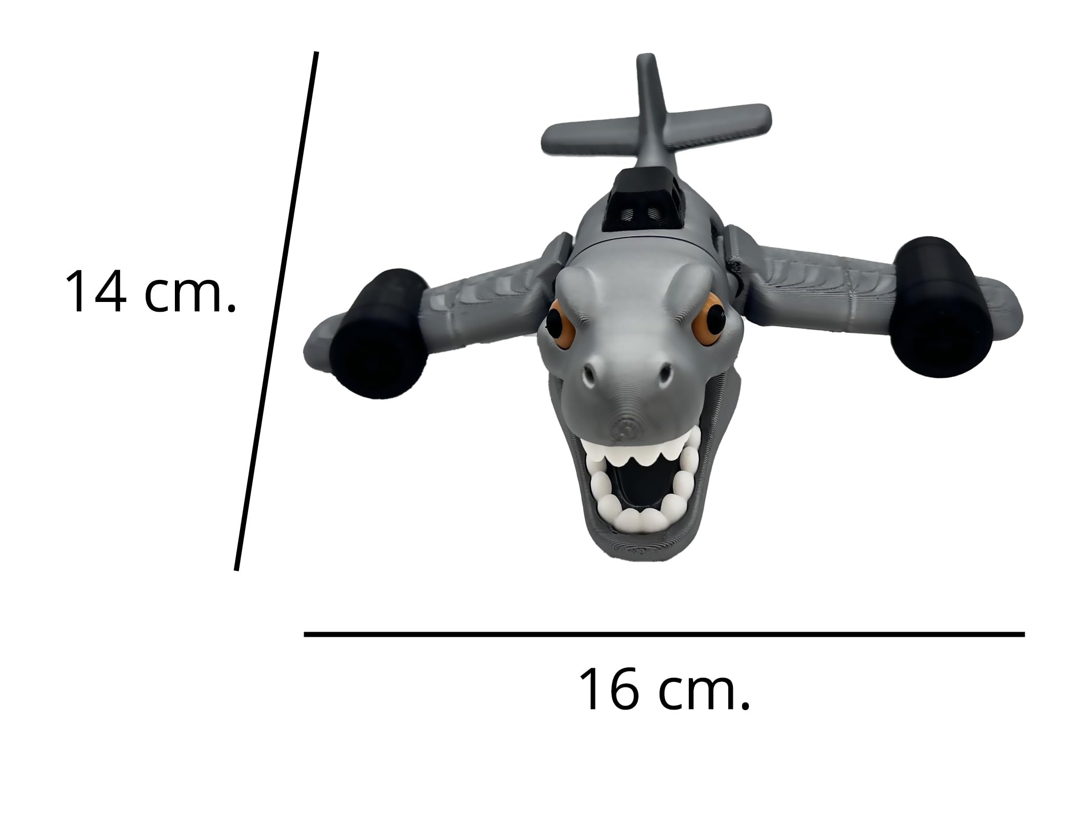 Genérico Nuclearo Dinossaurus, Articulated Figure XL 14 x 16 cm, Official Collection Brainrot Italian Memes - Image 3