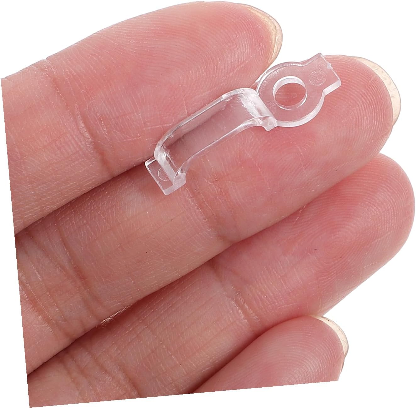 Led Tape Lights Mounting Clips 100pcs One Side Fixing Clips for Led Strip Lights