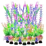 CllyCnny Aquarium Decorations Plants - 24pcs...