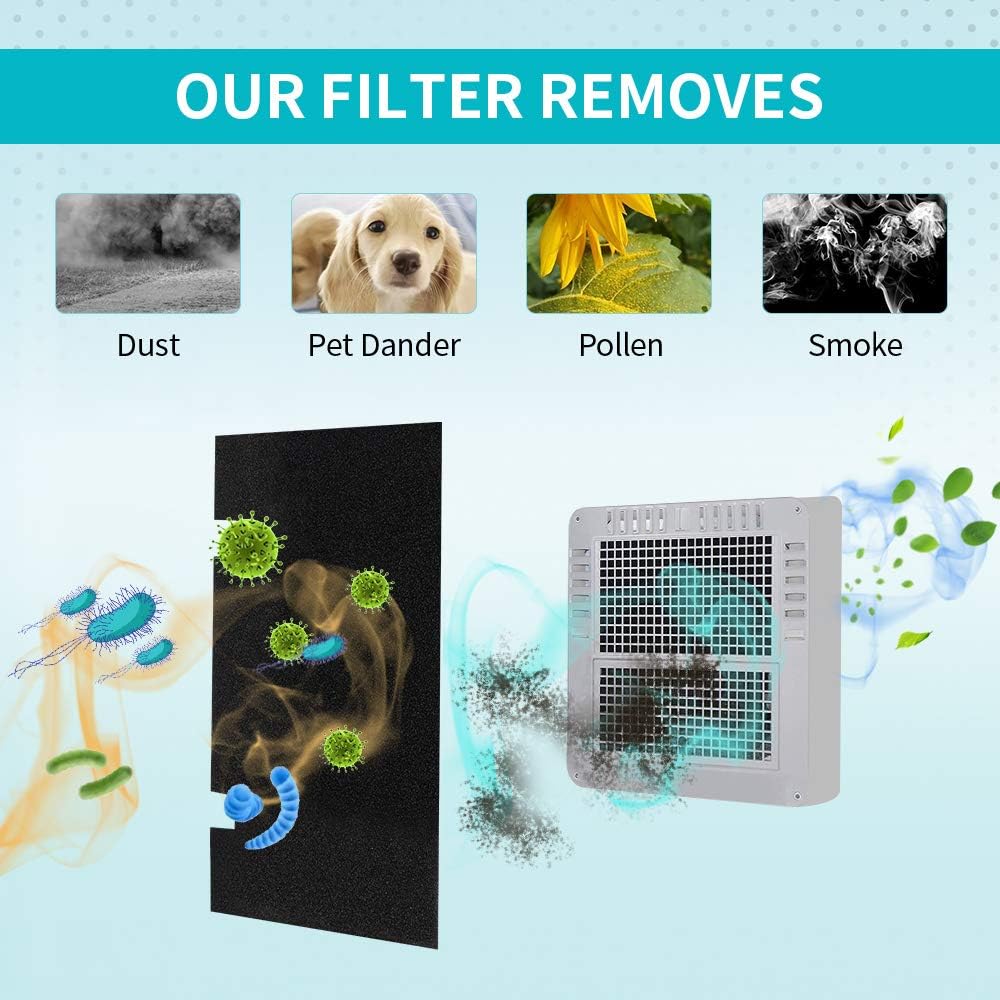 BougeRV 4 Pack RV A/C Filters Replacement RV Air Conditioner Filter 14" x7-1/2 RV Accessories : Automotive