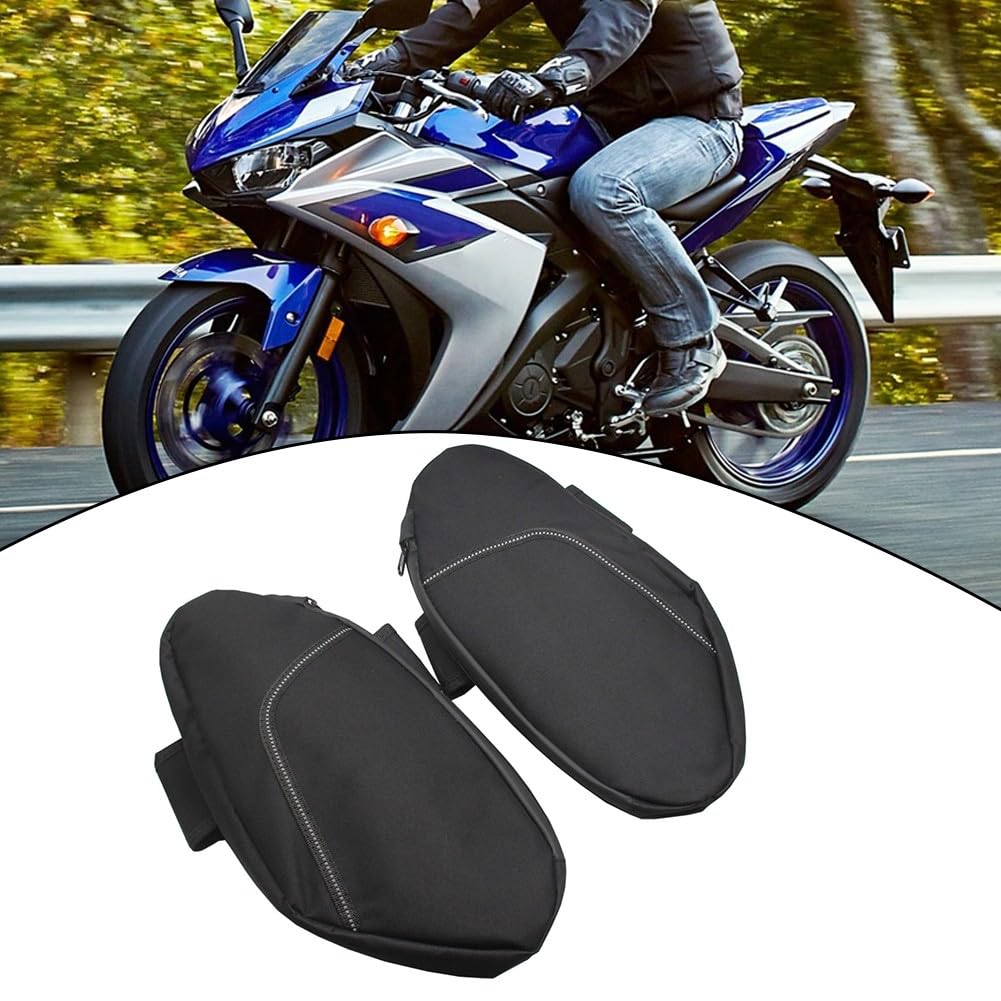 Motorcycle Repair Tool Bag Package Toolbox for BMW R1250GS Adventure – Waterproof, 37x22x5 cm, Black, Mounts on Frame, Handlebars or Forks, Includes 2 Bags