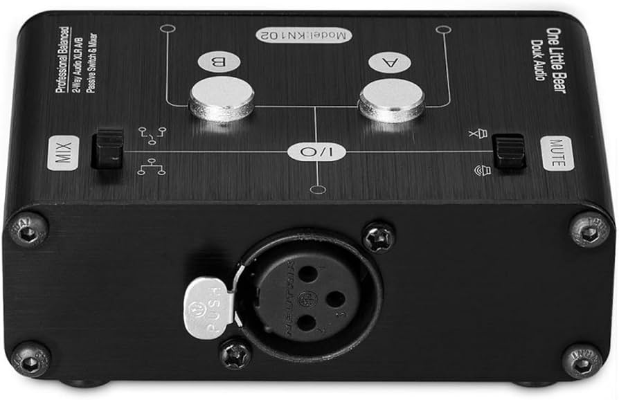 Amazon.co.jp: 2ウェイXLRバランスステレオオーディオスイッチャー