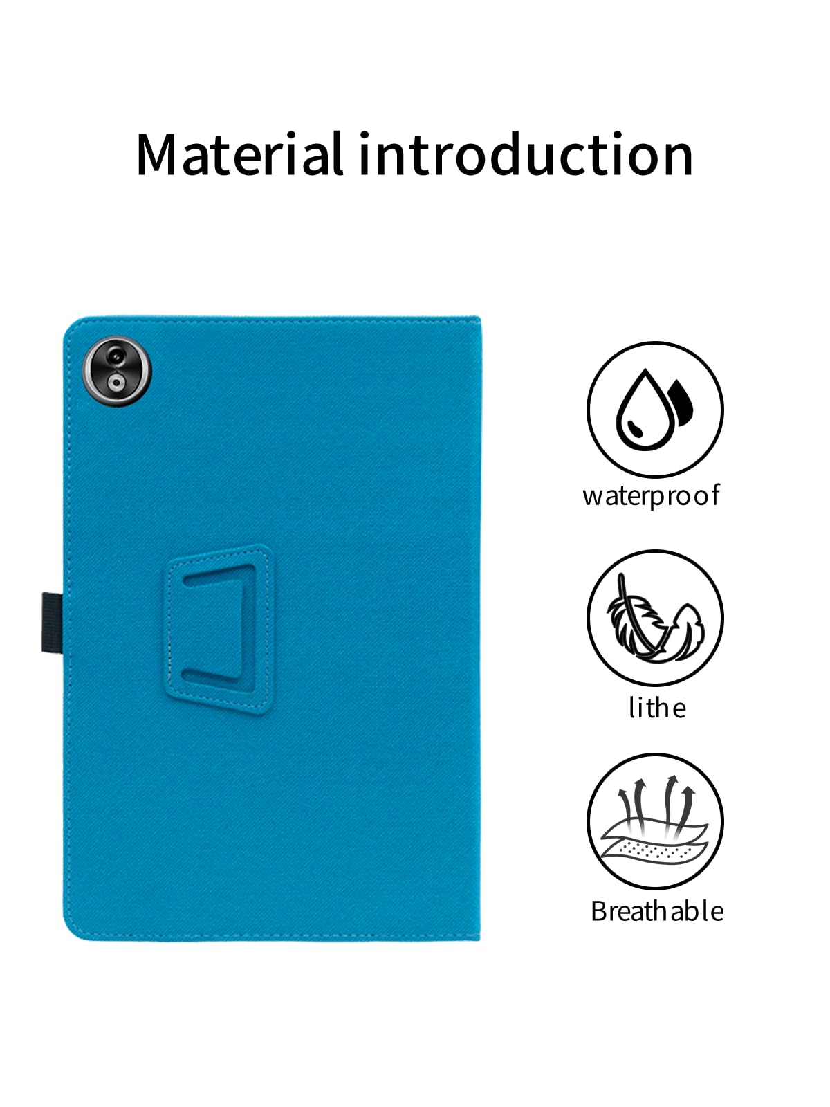 Case For DOOGEE T40 Tablet 11 Inch, Premium PU Leather Folio Folding Stand