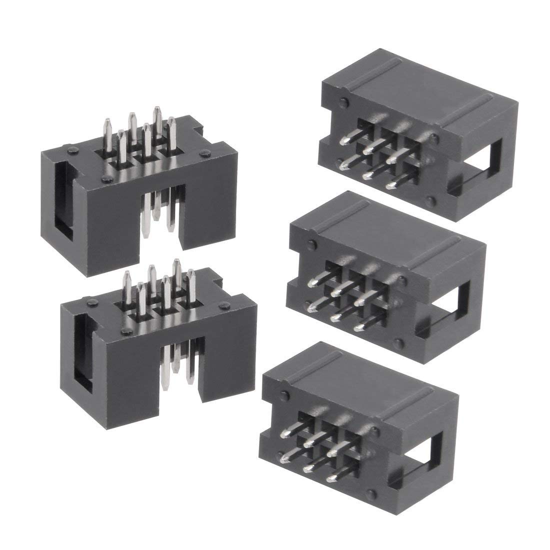 Amazon.co.jp: 20Pcs 2.54mmピッチ2x3ピン2列3列ストレートボックス