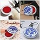 NUOBESTY Chinesischer Kalligrafie Stempel Rotes Stempelkissen in Keramikbox Zum Malen Siegeln Schnitzen Und Zeichnen (7cm)