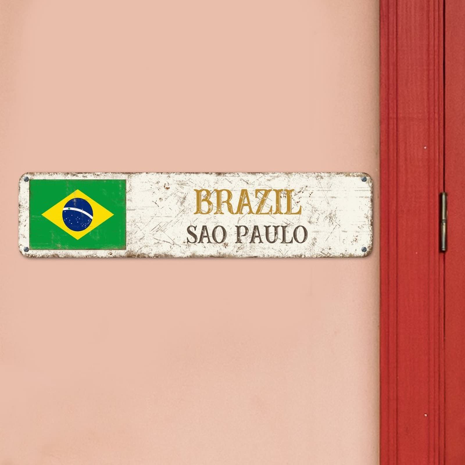 Spilla Bandiera Brasile | Distintivo Metallico Per Giacca O Zaino