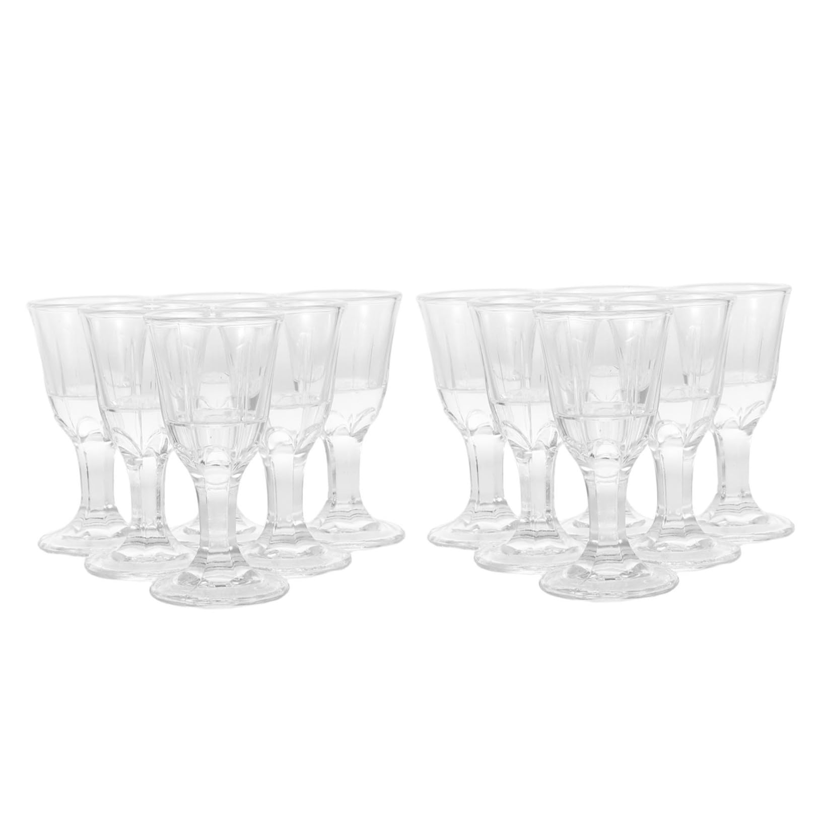 Verres à shooter transparents et mini verres à cocktail à pied